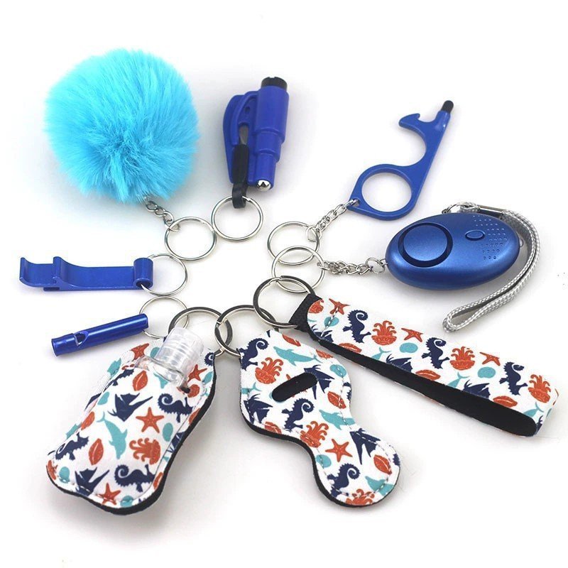 19-1.jpg Personal Defense Keychain Popular Self-Defense 10-Piece Set - Image 1