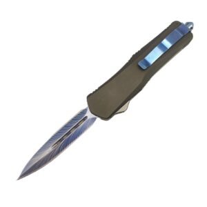 5.5 inch Feather Blade OTF Knife-Blue - Image 2