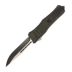 4 Inch OTF Delta Knife – Black Straight Edge - Image 2