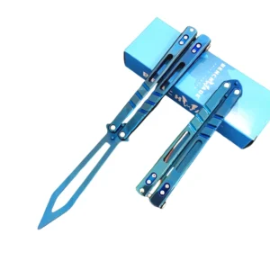 Butterfly swing knife practice tool stainless steel outdoor tool unsharpened