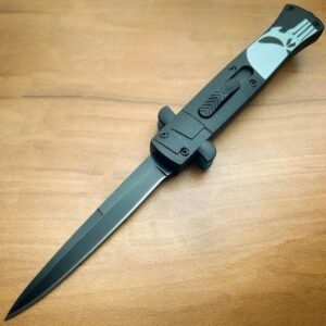 9 Inch Italian Stiletto OTF Automatic Knife - Image 3