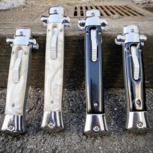 Classic Italian Stiletto OTF Automatic Knife - Image 3