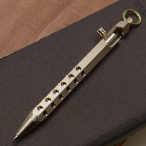 Brass Tactical Pen Handmade Machine Gun Pen - Image 3