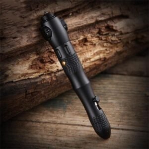 Multi-function Spinner Self Defense Tactical Pen Flashlight Emergency Glass Breaker Outdoor Survival EDC Tools - Image 2