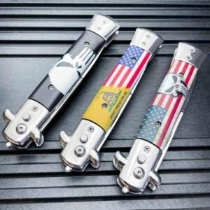 Classic Italian Stiletto Switchblade Knife – Automatic - Image 6