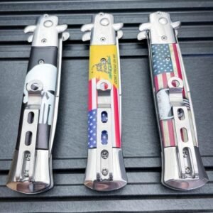 Classic Italian Stiletto Switchblade Knife – Automatic - Image 7