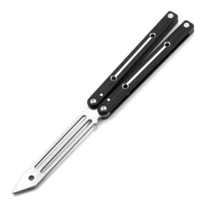 V4 Butterfly 6061 Aluminum Bright Slot Training Balisong Knife - Image 2