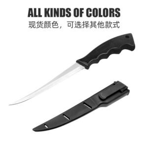 6 inch black fishing knife - Image 5