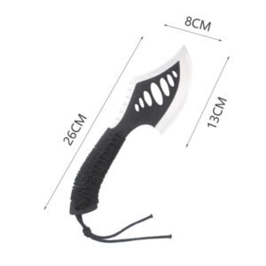 Outdoor multi-purpose camping axe stainless steel rope waist axe engineer axe - Image 2