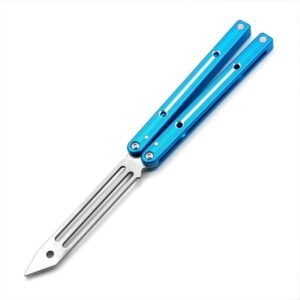 V4 Butterfly 6061 Aluminum Bright Slot Training Balisong Knife - Image 3
