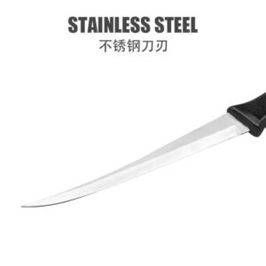 6 inch black fishing knife - Image 3