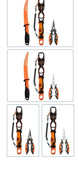 Fishing knife combination multifunctional fish catcher aluminum alloy with scale fish control set - Image 3