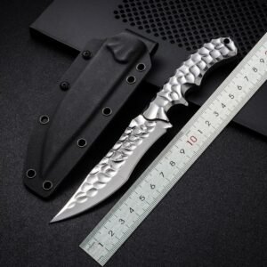 Ice straight knife, high hardness and sharp hunting knife, carry-on straight knife - Image 2