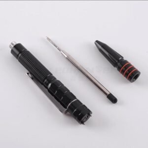 T-7 Double Tungsten Steel Head Defense Tactical Pen Glass Breaker EDC Tactical Survival Pens Multifunction LED Lighting Pen - Image 4