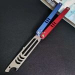 Aluminum handle beginner outdoor practice knife