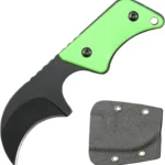 Neck Knife G10 handle with kydex sheath EDC tool
