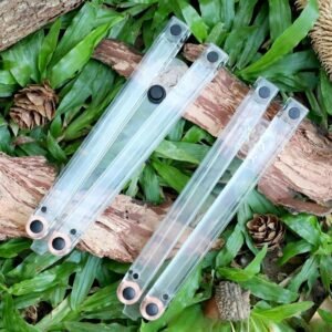 Transparent Butterfly Knife Uncut Training Knife Folding Knife Flinging Knife Plastic pc Squid Smiley Joker - Image 2