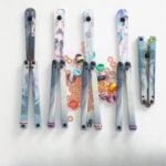 Butterfly Knife Flip Hand Knife Training Folding Knife Squid Safe No Open Edge