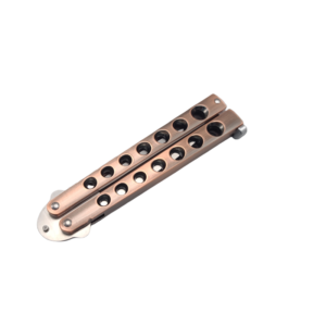 High Quality Helix Butterfly Balisong Knife BRONZE - Image 2