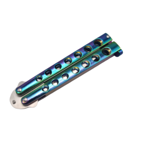 High Quality Helix Butterfly Balisong Knife RAINBOW - Image 2