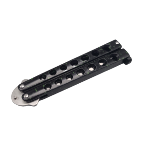 High Quality Helix Butterfly Balisong Knife GREEN - Image 2