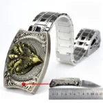 New stainless steel belt buckle knife