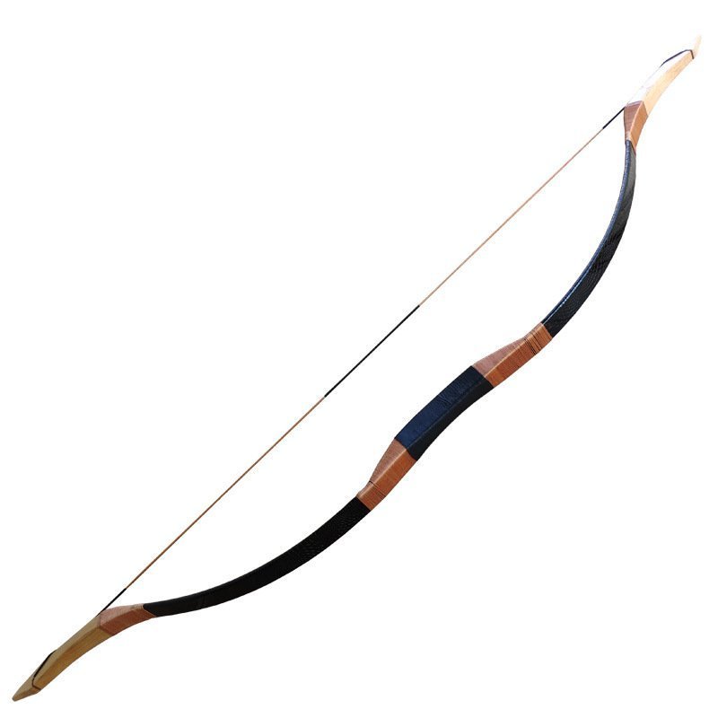 12382954378_2126719230.jpg Black python pattern traditional bow and arrow traditional archery bow and arrow ancient antique recurve bow outdoor bow and arrow - Image 1