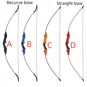 Left and right hand double arrow stand straight bow recurve bow and arrow sports adult outdoor competition - Image 2