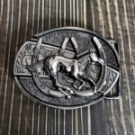 Horse Racing Knife belt buckle knife