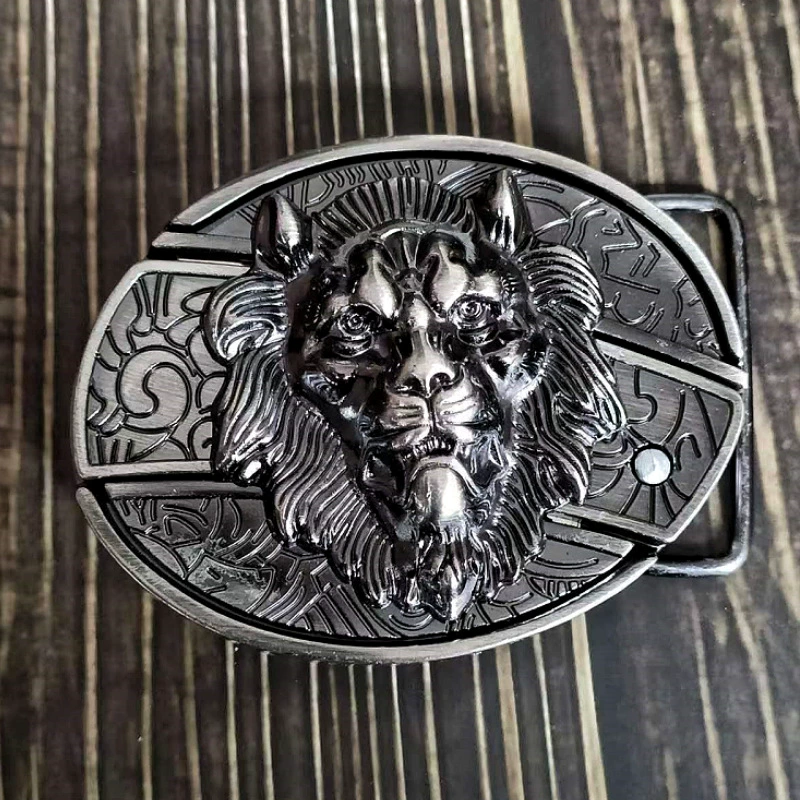 9dff927d1e45c4ebdf83ec445cbf292.png Lion knife belt buckle knife - Image 1