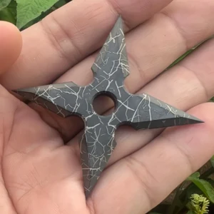 CNC titanium TC4 ninja stars - Image 2