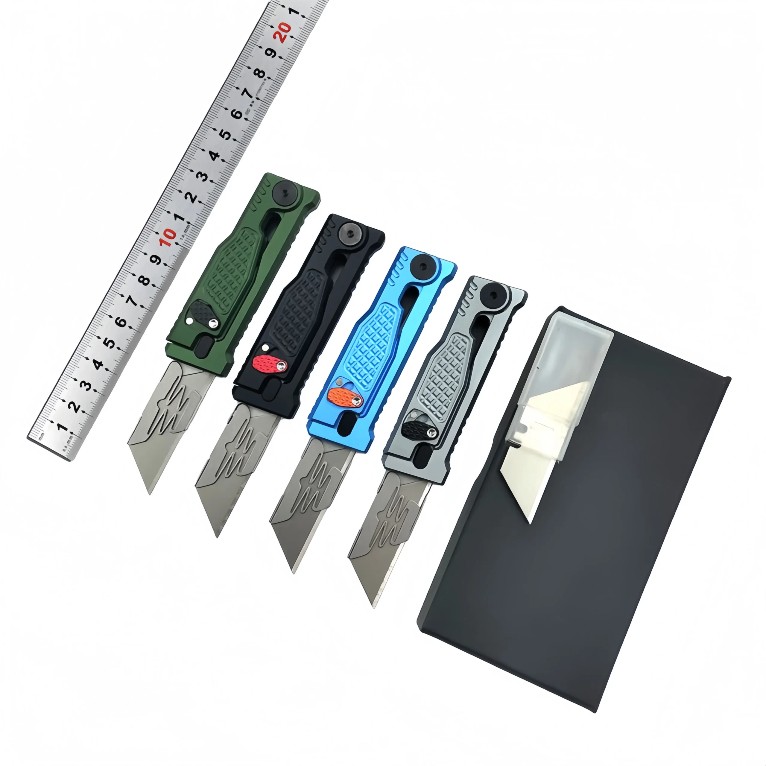 O1CN0114oE9l24jAFMss74X_2218296487426-0-cib-scaled-1.webp New high quality gravity knife T6 aluminum handle - Image 1