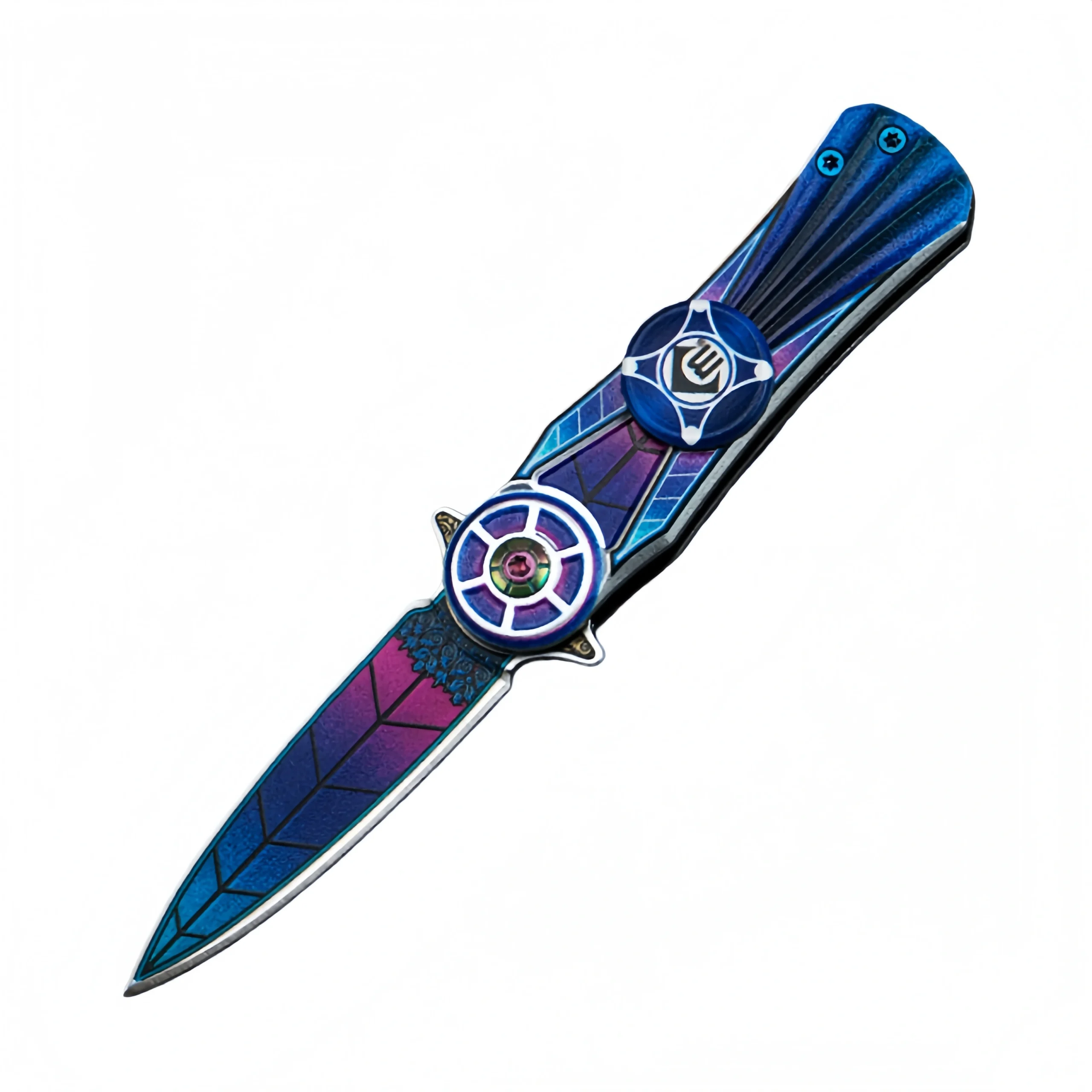 O1CN013wDco11NFMuWA0Yfl_2217106691540-0-cib-scaled-1.webp Outdoor Fidget Spinner knife Pocket Knife - Image 1