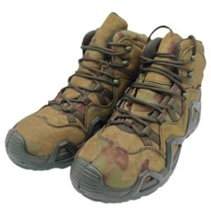 High medium and low-top camouflage tactical boots outdoor training and hiking shoes - Image 13