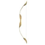 Antique bamboo wooden bow and arrow traditional prop bow and arrow set for outdoor shooting