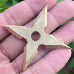 CNC titanium TC4 ninja stars - Image 3