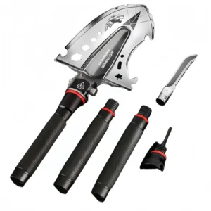 Multifunctional outdoor engineer shovel folding shovel car shovel manganese steel outdoor military engineering shovel supplies equipment - Image 3