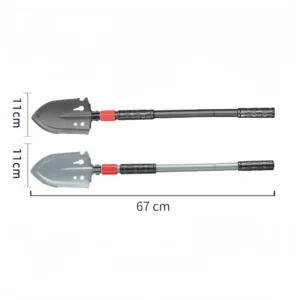 New manganese steel engineer shovel outdoor folding shovel car rescue shovel camping fishing shovel - Image 2