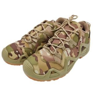 High medium and low-top camouflage tactical boots outdoor training and hiking shoes - Image 15