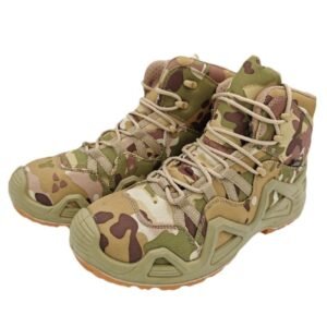 High medium and low-top camouflage tactical boots outdoor training and hiking shoes - Image 8