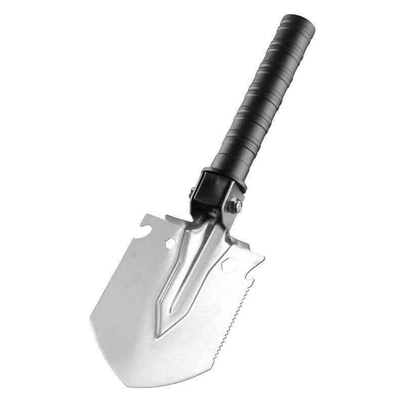 O1CN01Wx8AyG2C32fLQwnoY_2545798417-0-cib.jpg Military shovel small shovel fishing portable wild fishing version manganese steel shovel all-steel steel giant thick digging hard soil multi-function shovel - Image 1