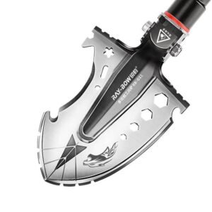 Multifunctional outdoor engineer shovel folding shovel car shovel manganese steel outdoor military engineering shovel supplies equipment - Image 2