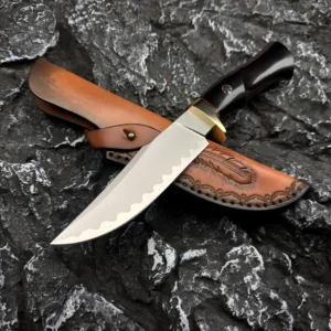 Bowie Knife Hand Forged Camping Survival Knife - Image 2