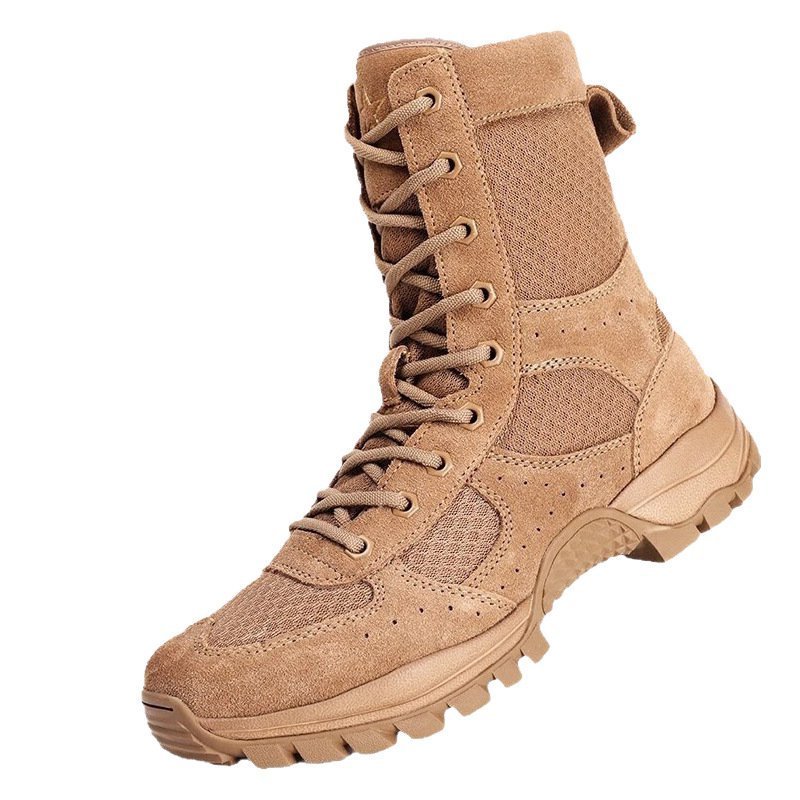 O1CN01s9doLZ1DACMzsBHuY_6000000000175-0-cib.jpg New brown summer tactical boots men's outdoor ultra-light breathable - Image 1