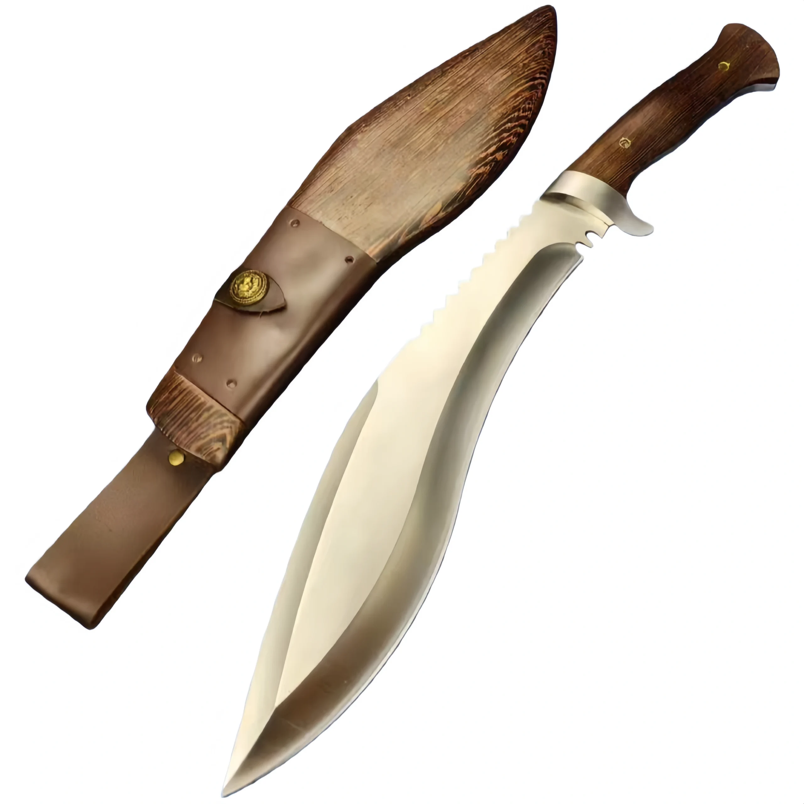 20251203152208_1006_107-scaled-1.webp Lion King kukri Knife with Wooden Sheath kukri Machete - Image 1