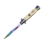 8.75 Inch Italian Stiletto Knife – Osseous Handle Flick Knife