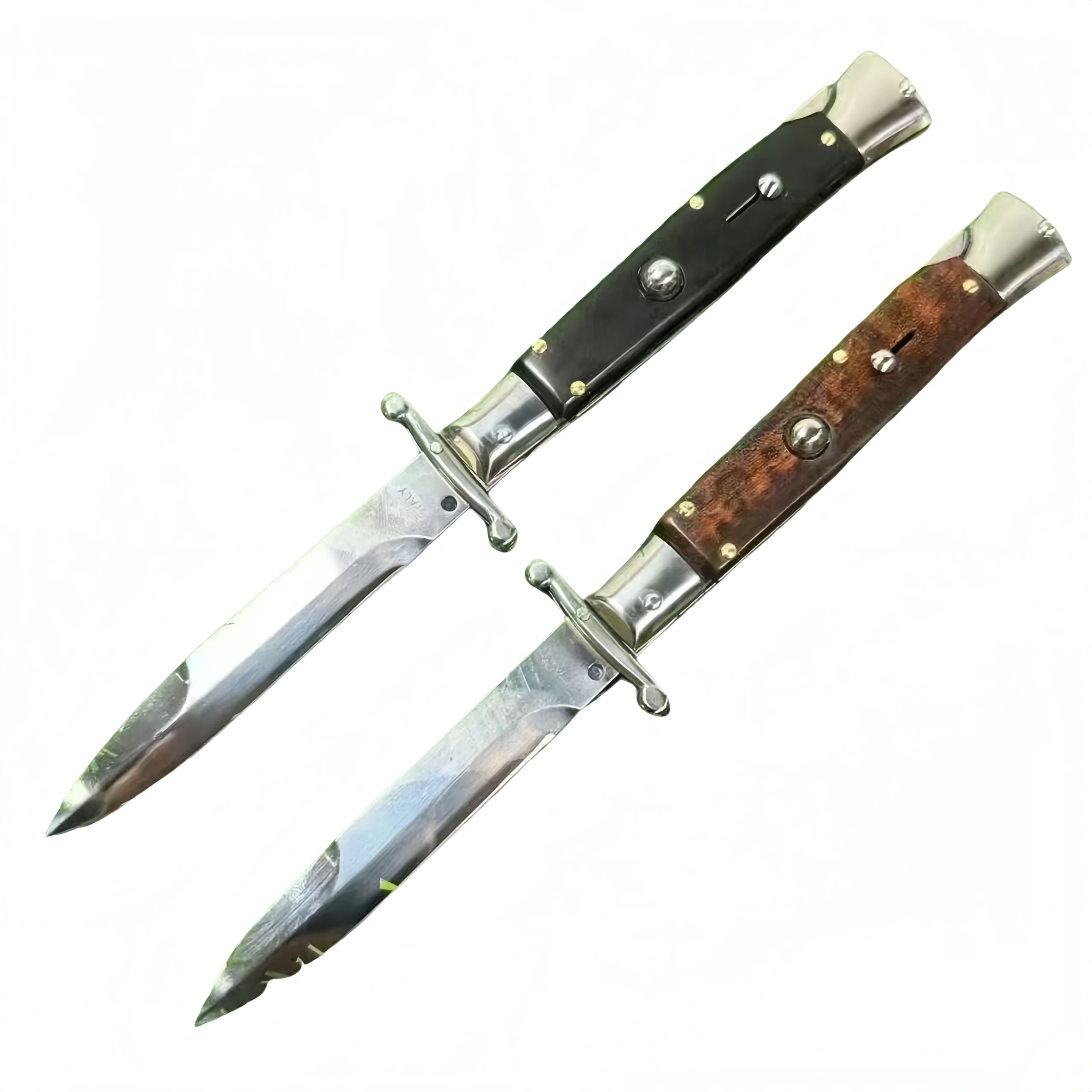 2025-08-08_175624_312-scaled-1.webp Italian Mafia Bullhorn Stiletto Knife – Patron Saint Design - Image 1