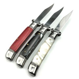AKC 8-inch Flip Hand Guard Side-Opening Switchblade - Image 3