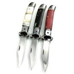AKC 8-inch Flip Hand Guard Side-Opening Switchblade