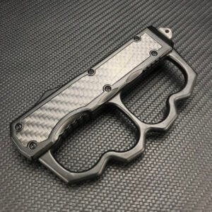Micro-tech Fist Glove Carbon Fiber OTF OTF Knife - Image 2
